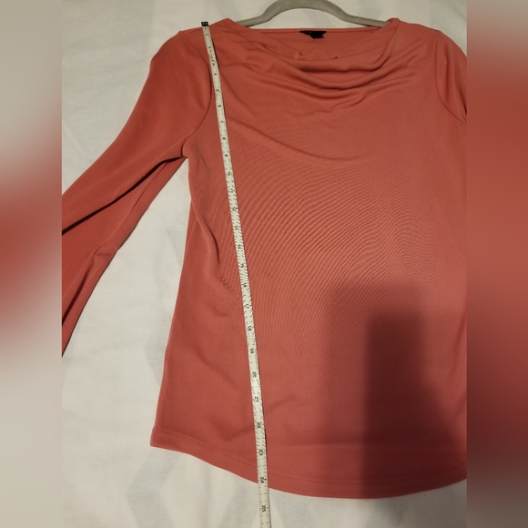 NWT Ann Taylor Long Sleeve Women's Size XS Color Orange - Picture 3 of 10